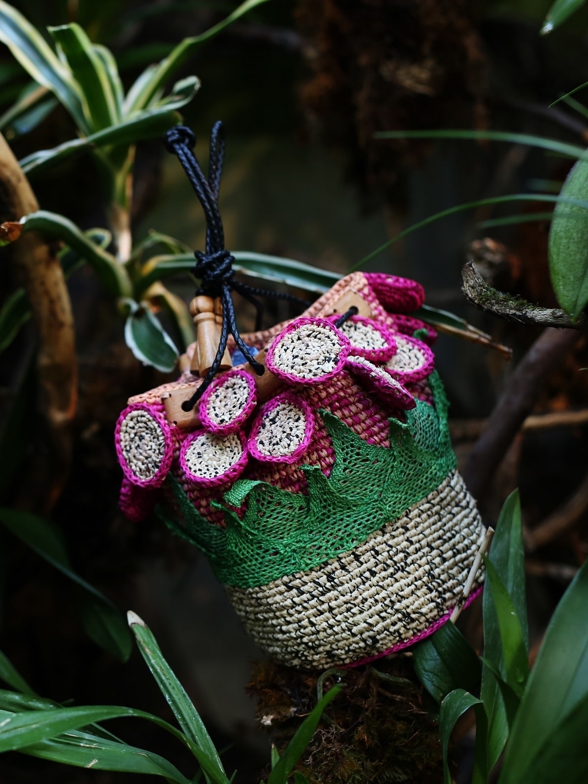 【JAMIN PUECH】 RAFFIA BAG COLLECTION 2022 -TIKI- PACIFIC SPIRIT | H.P