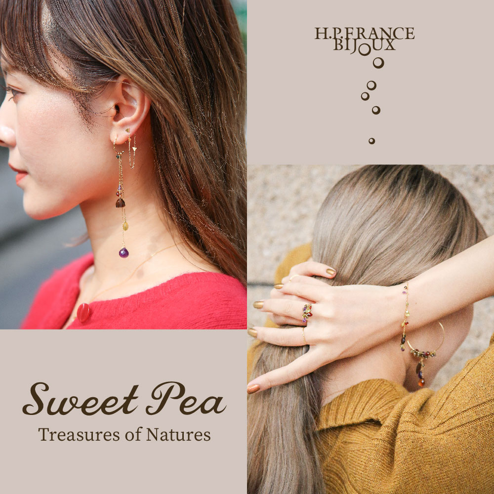 H.P.FRANCE スイート ピー SWEET PEA ピアス