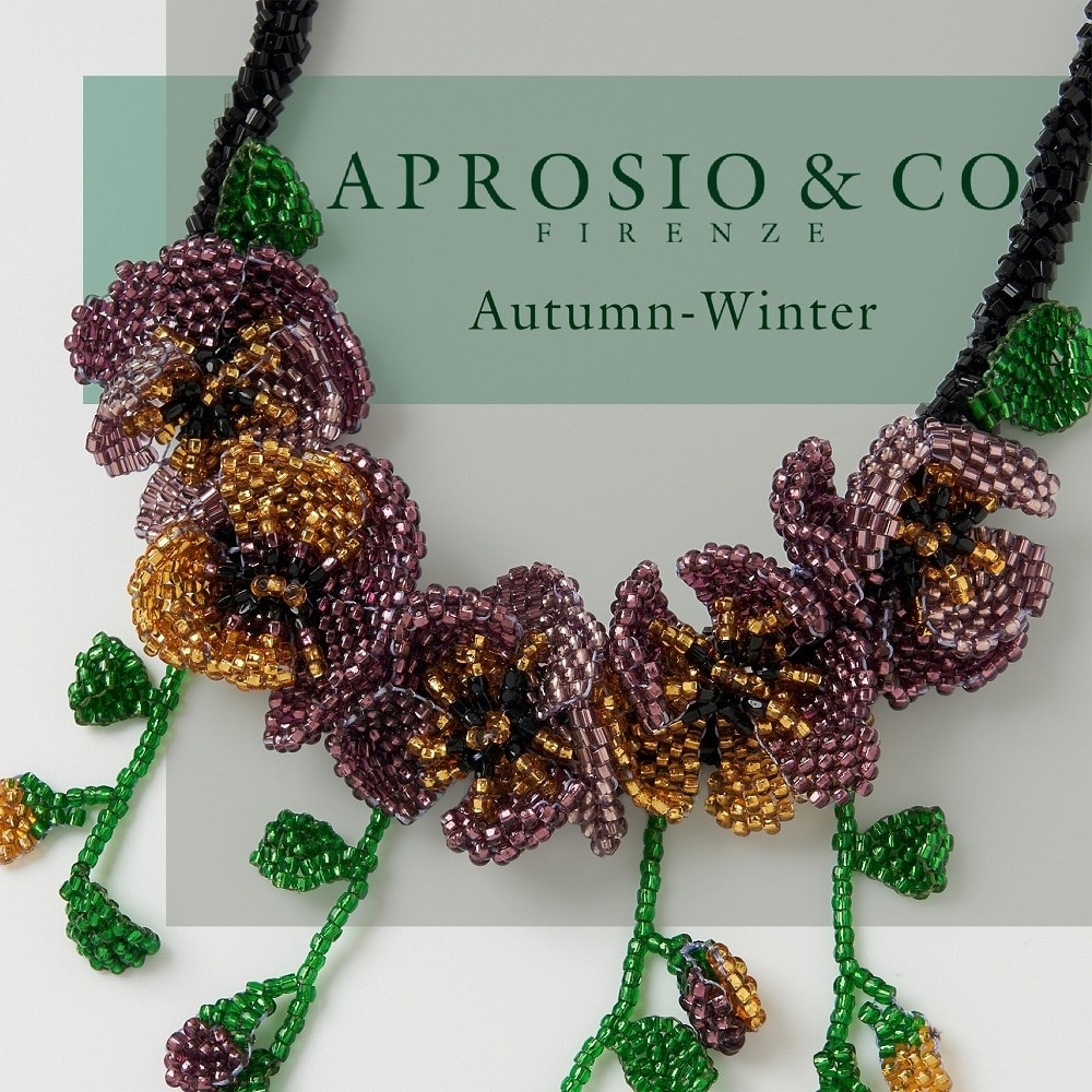 Aprosio&Co ビーズバッグ