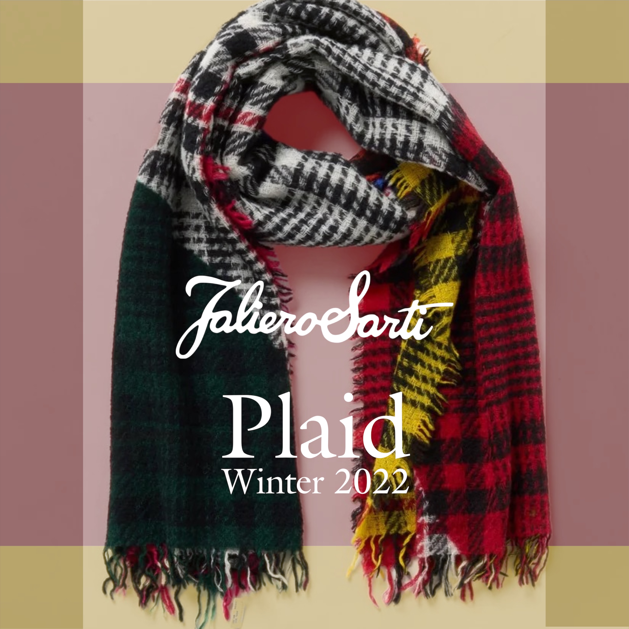 Faliero Sarti Plaid Winter 2022 | H.P.FRANCE公式サイト