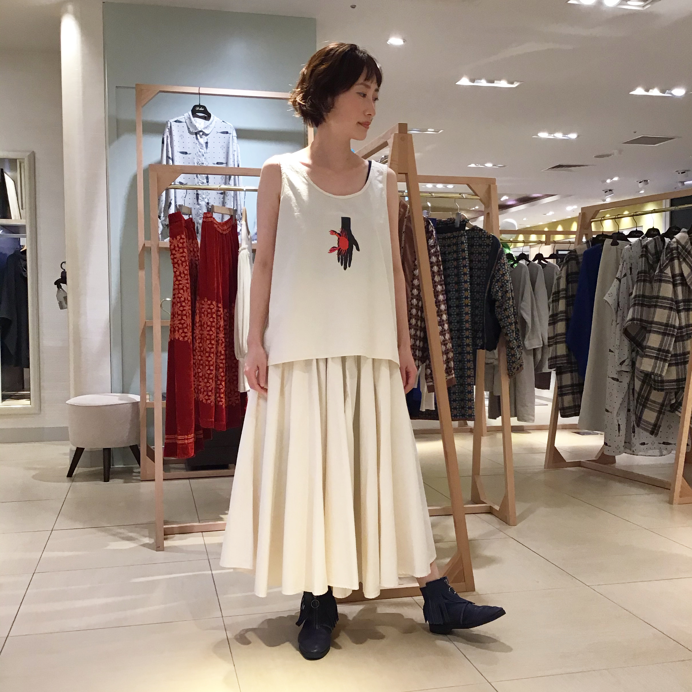 ヴィンテージ復刻 D-due デ・ドゥエ 2019 S/S イエロー ストライプ