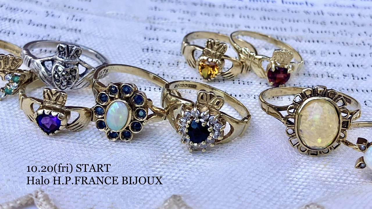 明日発売！​​​​​​​Vintage Opal ＆ Claddagh Ring Collection | H.P.