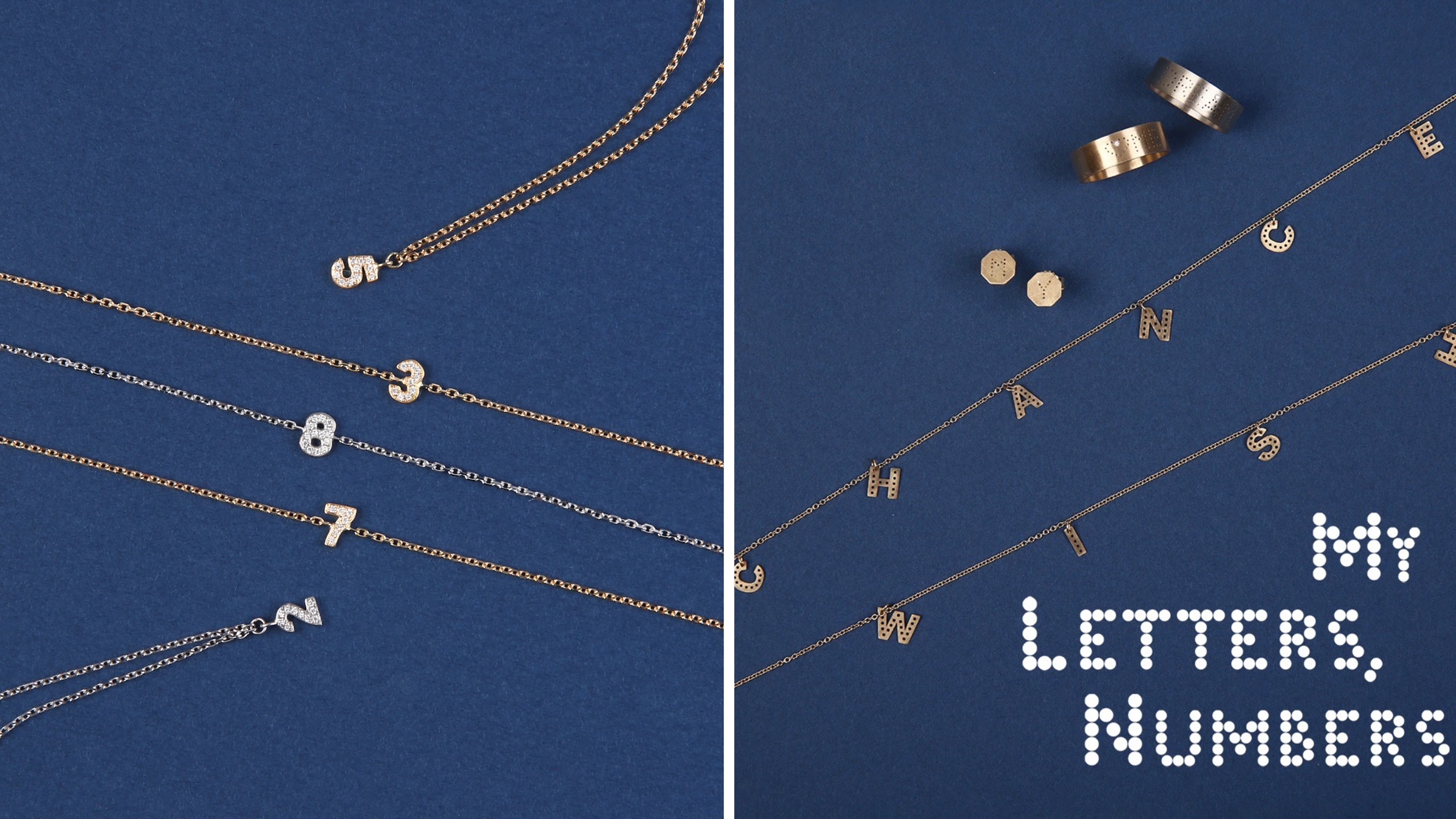 REDLINE／LIA DI GREGORIO】My LETTERS, NUMBERS ジュエリー